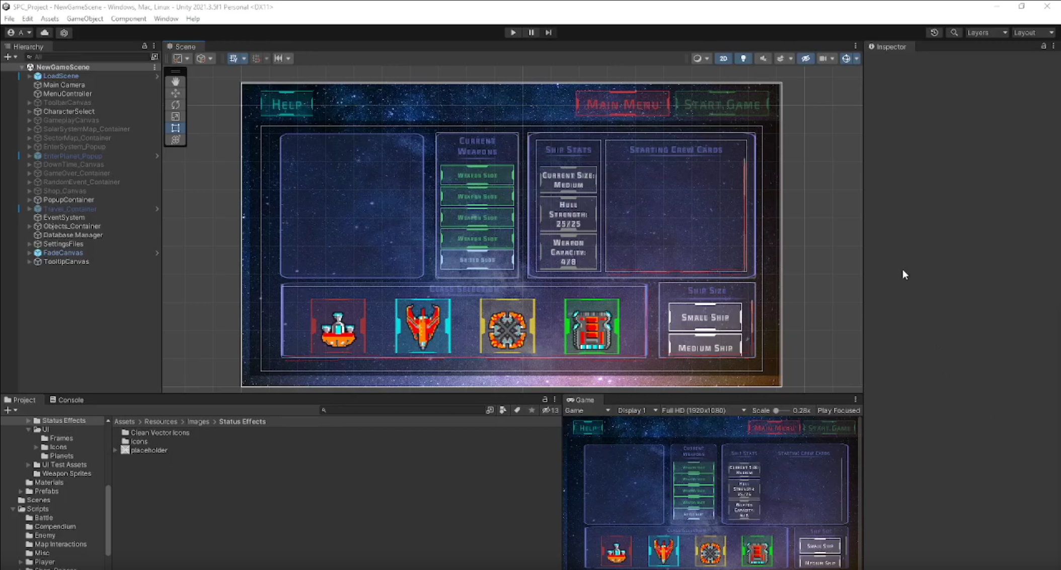 Character Select Screen